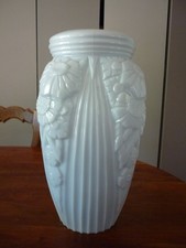 Grand vase muller freres opaline