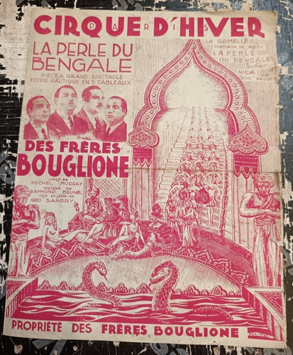 Cirque bouglione partition - partition, la