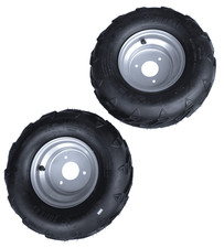 Roues Complètes Jante Pneus 7 Pouces 16x8-7 Droite & Gauche Argent Quad Enfant