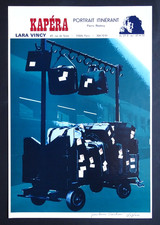 KAPERA Affiche originale de 1973 Signée dédicace Exposition Portrait Itinérant