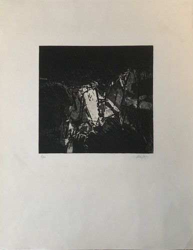 Rare eau forte - eau, 1960