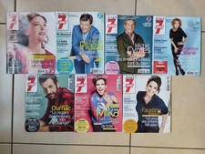 Lot de 7 télé 7 jours de