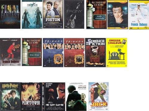 Lot dvd films commencant - dvd,