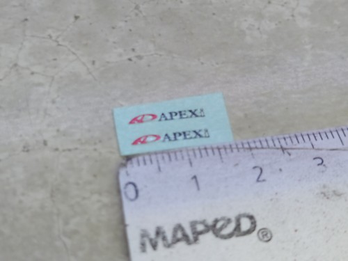 Décalcomanie logo apexi - 1/18,