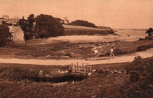 Cpa kersaint - kersaint, (finistère)