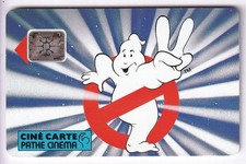 CINEMA  CARTE / CARD .. PATHE CINE SC5AN SOS FANTOMES S/N° 1989 LUXE CHIP/PUCE
