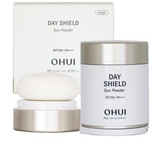 O HUI Day Shield Sun Powder SPF50+ PA+++ 20g +1 Puff #01 Pink #02 Beige K-Beauty