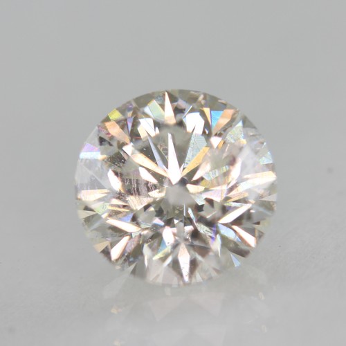 Diamant naturel taillé rond - diamant,