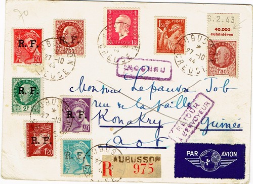 AUBUSSON-KONAKRY-GUINÉE-A.O.F