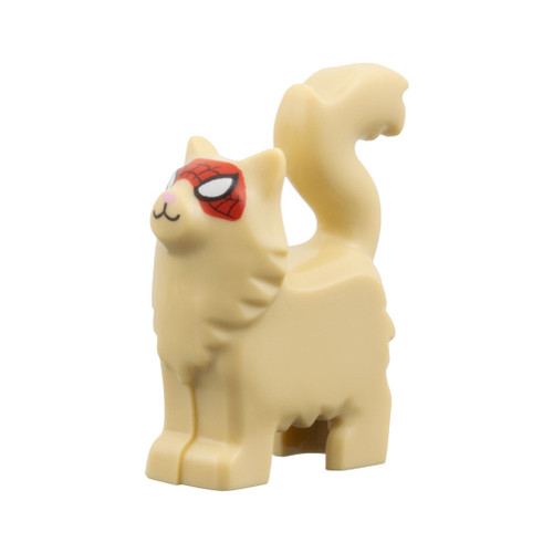 Lego figure tan cat - tan, maine