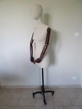 mannequin femme avec bras et main en bois articulé couture mode fashion 