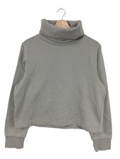 ZARA Pull-over à col roulé Dames Pull T EU 36 gris clair style décontracté