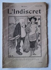 1902 Revue  L'INDISCRET - ROUVEYRE - GOTTLOB - CAMARA - PRÉJELAN - DORVILLE ETC.