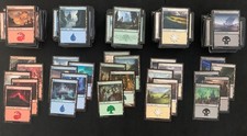 Lot cartes Magic conditionné -  500 terrains de base (100 de chaque)