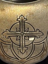 Plateau Liturgique Vermeil - Début XX Eme Siècle - Argent Massif - Art Sacré