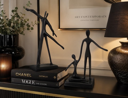 Lot sculptures couple - 2,