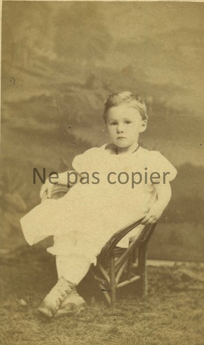 Portrait enfant vers 1865 - portrait,