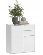 BDW – Commode avec Tiroirs et Étagères, Buffet Pratique pour le Salon