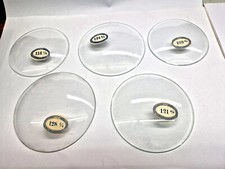 Verre bombé biseauté Ø 116 mm à Ø 154 mm pendule horloge Pendelglas Clock glass