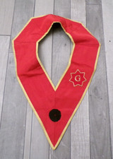 Baudrier sautoir rouge  noir