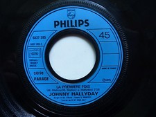 JOHNNY HALLYDAY  la premiere fois / la terre promise 6837285 PROMO