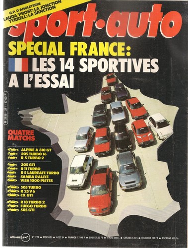 Sport auto 271 1984 dallas - 271,