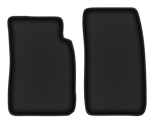Tapis avant velours noirs