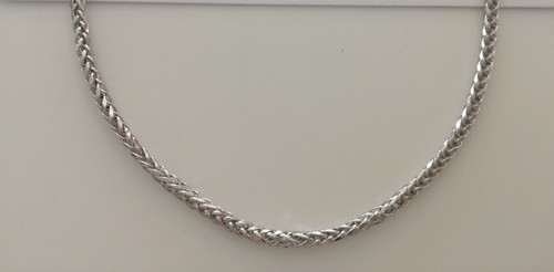 Collier blanc 18k massif - blanc,