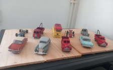 LOT DE 10 DINKY TOYS ALFLA ROMEO LINCOLN OPEL REKORD ROLLS ROYCE DANS LEUR JUS