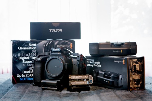 Caméra blackmagic pro avec - 6k,