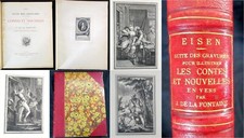 Curiosa. Suite d'EISEN pour illustrer Jean de la Fontaine. 1884. Chez Lemonnyer.
