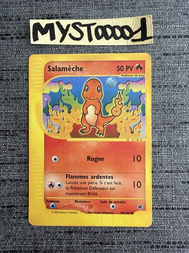 Carte pokémon salameche - pokémon,