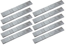 Lot de 10 barrette de masse ou plomb autocollant d'équilibrage pour roue de moto