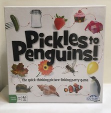 PICKLES TO PENGUINS Quick Think Picture Link  Card Game Brand New Sealed