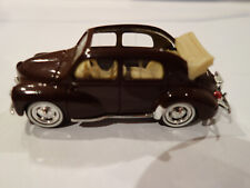 RENAULT 4 CV DECOUVRABLE 1954 BORDEAUX METAL SOLIDO
