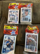 Four 1989 Topps Baseball