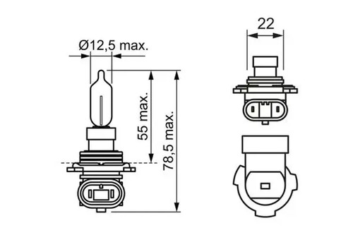 Ampoule px22d hir2 987 - 1,