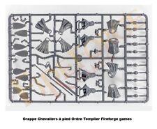 FIREFORGE GAMES Grappe Chevaliers à pied Ordre Templier Figurines 28mm plastique
