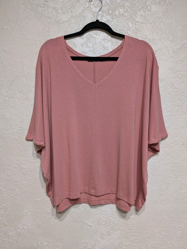 Haut rose oversize - en, maille