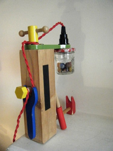 Lampe chevet billes - lampe,
