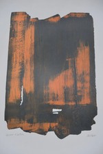 Pierre SOULAGES : Eau-forte XVI - Affiche originale signée