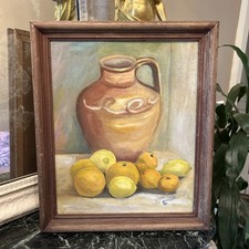 Tableau huile sur panneau - huile,
