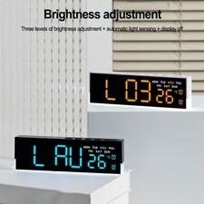 Grande Horloge Murale LED