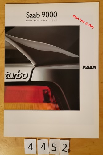 Saab 9000 turbo brochure - saab, 16