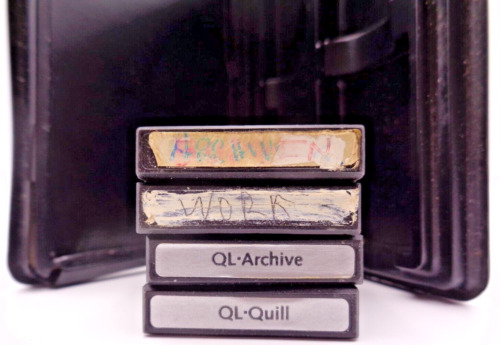 Sinclair 4 microdrives - ql,