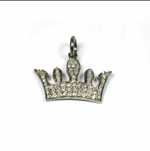 Pendentif charme couronne - pendentif,