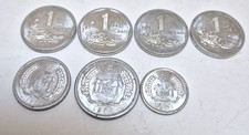 lot de 7 pièces  de monnaie