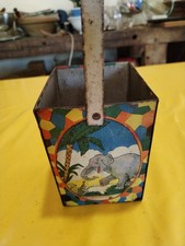 Rare Ancien Seau De Plage Jeux Reyda