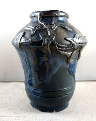 Beau petit vase - , émaillé
