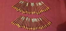 Lot de 50 fuseaux de dentellières